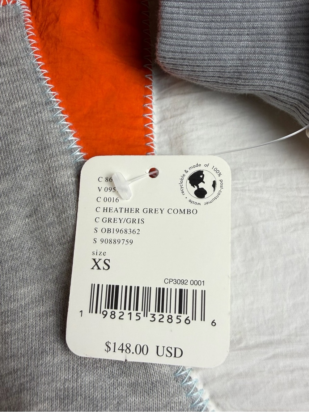 FP Movement by Free People Gray, Orange & Teal Colorblock Sweatshirt - Picture 12 of 16